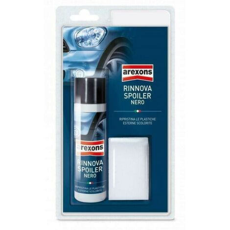 AREXONS RINNOVA SPOILER AUTO MOTO PROTEZIONE PLASTICA ESTERNA 125 ML NERO 05743
