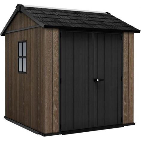 CASETTA KETER APEX 757/775 WALNUT EFFETTO LEGNO NOCE DOPPIO MONTAGGIO (70096)