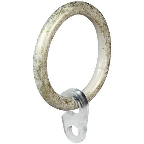 8 anelli avorio oro per tubo tenda diametro 20 mm (1/2)