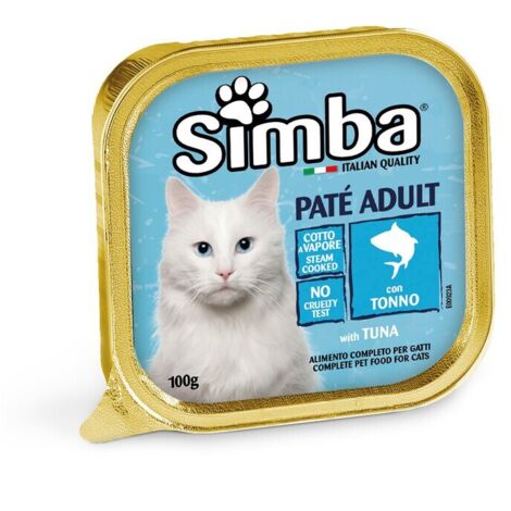 CIBO GATTO MONGE SIMBA 100 G PATE VSC PESCE