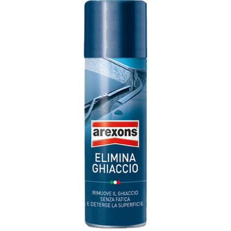 Antigelo Elimina Ghiaccio Spray Rimuovi Ghiaccio Vetri per Auto da 300ml AREXONS