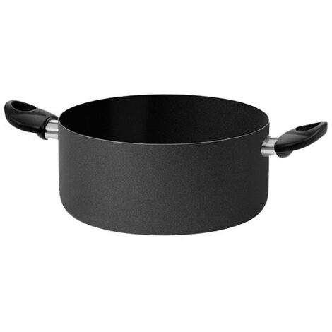 CASSERUOLA DUE MANICI 'BLACK LINE' Ø cm. 16 - h.8 - capacità 2,5 lt. PENTALUX