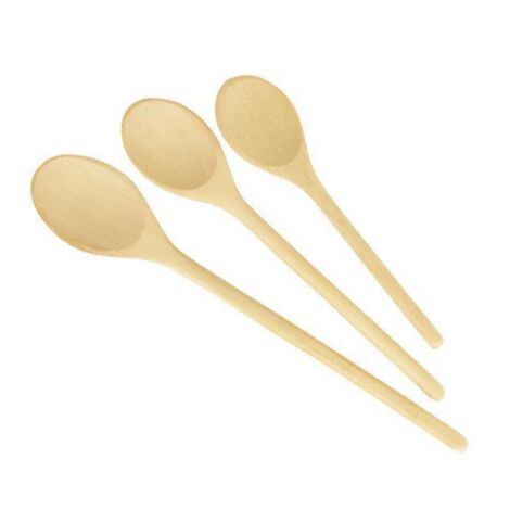 Tescoma set 3 pz cucchiai ovali woody 637414 accessori per cucina casa
