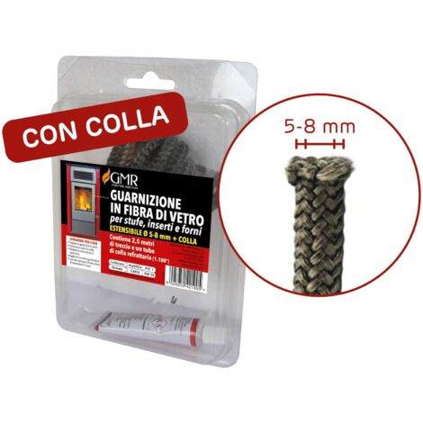 GUARNIZIONE ESTENSIBILE DI RICAMBIO PER STUFE D 5-8 MM GMR