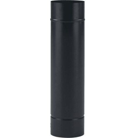 TUBO SMALTATO PER STUFE CM 50 DA ø 10 NERO DF 701452