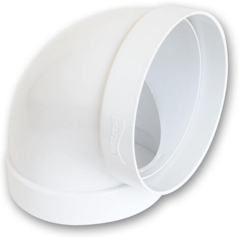 Curva aerazione canalizzata attacco femmina femmina pvc 90o 100 mm 10 cm