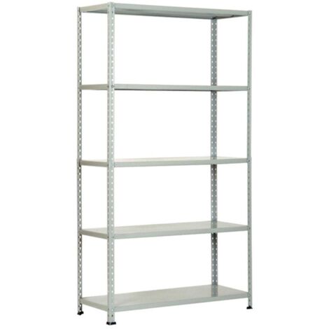 SCAFFALE SECURKIT 'PRO-METAL' 100x40 aste int.mt1 grigio sp.10/10 PROMETAL