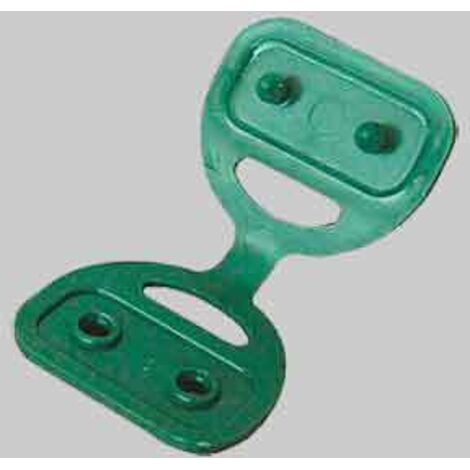 GANCI DI FISSAGGIO A CLIPS IN PLASTICA PER TESSUTO OMBRA RETE OMBREGGIANTE 100PZ