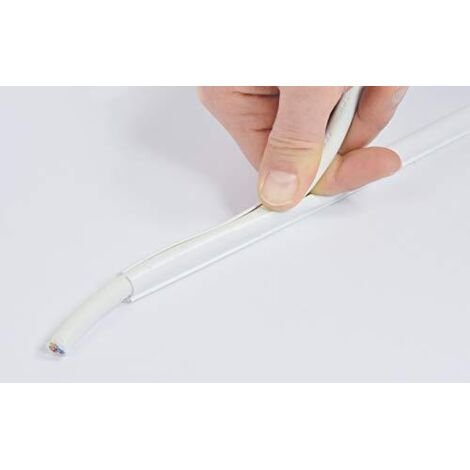 cablefix 2201-WH Canalina passacavi (L x L x A) 1000 x 8 x 7 mm 4 pz. Bianco