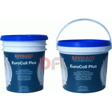 COLLANTE PER POLISTIROLO Eurocoll Plus - Kg. 1,8 barattolo BOVELACCI