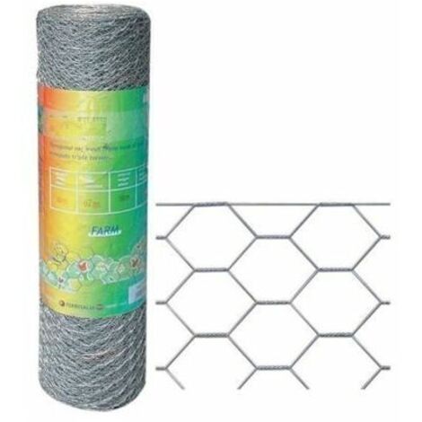 Sidex rotolo rete tripla torsione zincato cm h 150x50 mt maglia 19x2 mm recinto