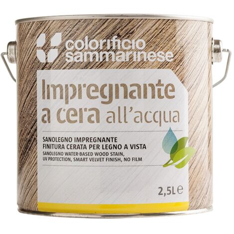 IMPREGNANTE 'SANOLEGNO' Lt. 0,750 Noce Scuro pz 6