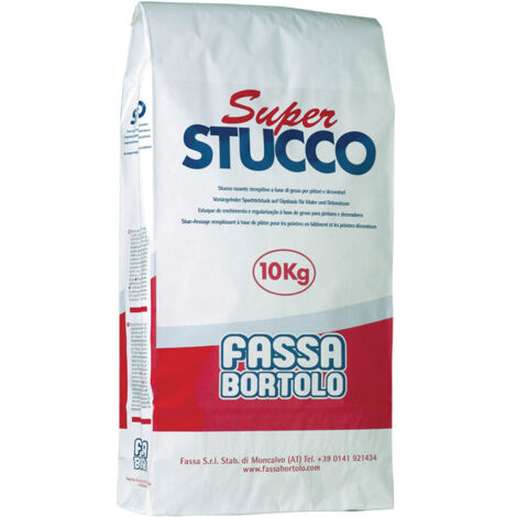 FASSABORTOLO STUCCO IN POLVERE 'SUPER STUCCO' Kg. 10 DF 9026314