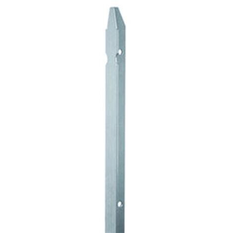 Paletto A T Zincato Per Recinzione  H Cm 100 - Mm 30X30X3,0 - Cf. 10 Pz