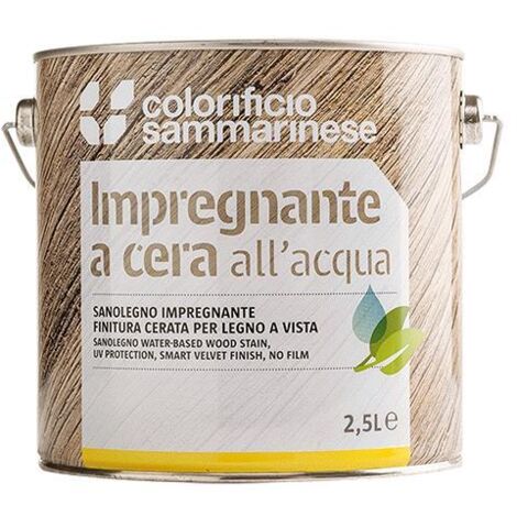 IMPREGNANTE 'SANOLEGNO' Lt. 0,750 Noce Chiaro COLORIFICIO SAMMARINESE 6 PZ