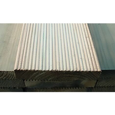 LISTONE PAVIMENTO ZIGRINATO IN LEGNO cm 14,5 x 2,7 x 240 -