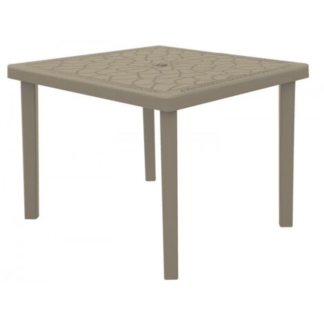 TAVOLO GRUVYER 90X90 - GRANDSOLEIL Colore: Marrone