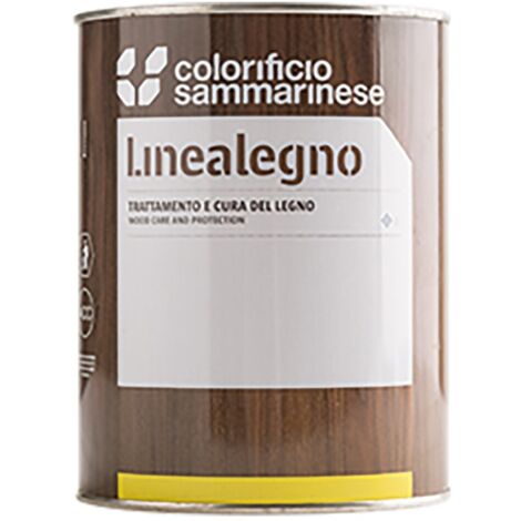 FINITURA CERATA A SOLVENTE 'SAMO-LAZUR' Lt. 0,750 Cerato Satinato Incolore COLORIFICIO SAMMARINESE 6 PZ