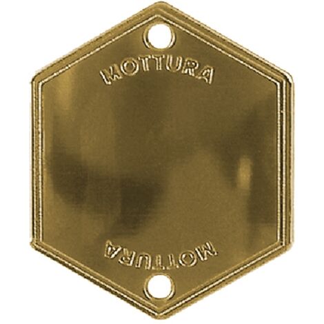Mostrina Mottura bronzo bronzata