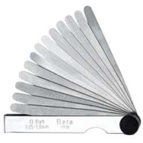 Beta SPESSIMETRO DI PRECISIONE Art. 1708/13 lame mm. 0,05÷1 Beta