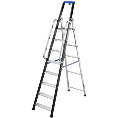Scala in alluminio doppia In 8 Gradini Gierre Professional AL757