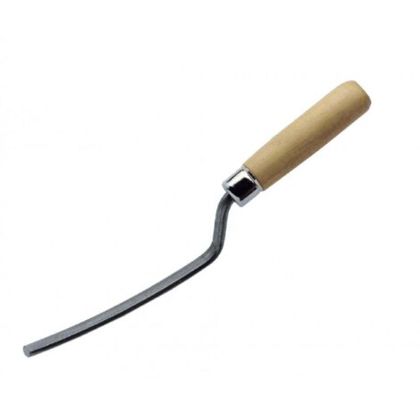 Frattone marcafughe a sezione semirotonda con manico in legno -14 x 1.2 cm