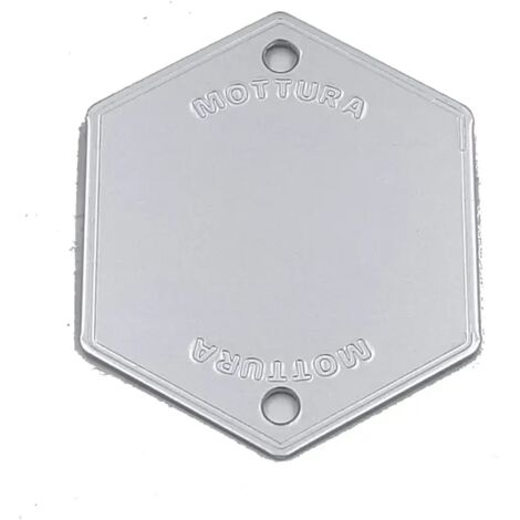 MOSTRINA MOTTURA 95.146 ESAGONALE CIECA ANODIZZATA ARGENTO