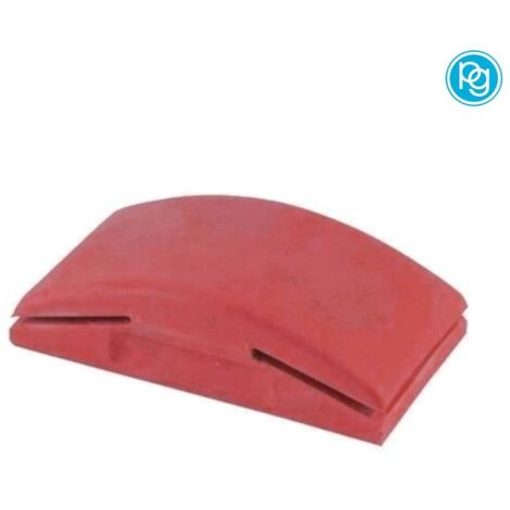Tampone gomma manuale x carta abrasiva lucidare pg 33970 a velcro dischi mouse