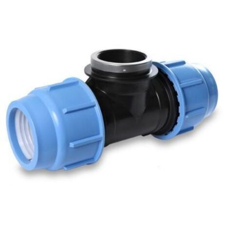 TI A 90° DERIVAZIONE FEMMINA Ø 63 x 2 x 63 UNIDELTA