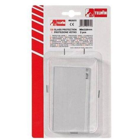 KIT PROTEZIONE VETRO MASCHERA SALDATRICE TELWIN TIGER TAURUS METAL STREAM 802655