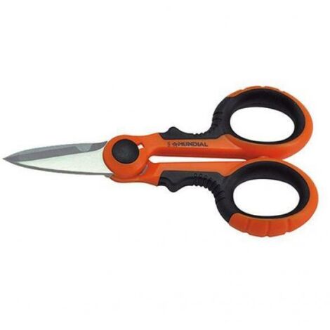 FORBICI ELETTRICISTA FORBICE SPELAFILO SPELACAVI FILO GOMMA INOX MUNDIAL
