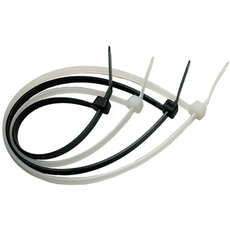FASCETTA A STRAPPO PER CABLAGGIO mm 4,8 x 290 pz 100 - nero