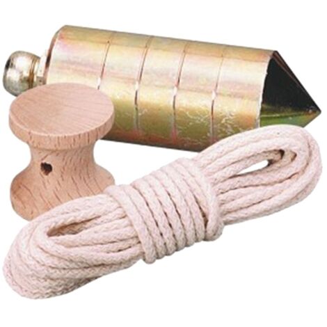 Bellota Piombo Per Muratore Con Filo Gr. 500 Completo Di Cordino Da 5 Metri