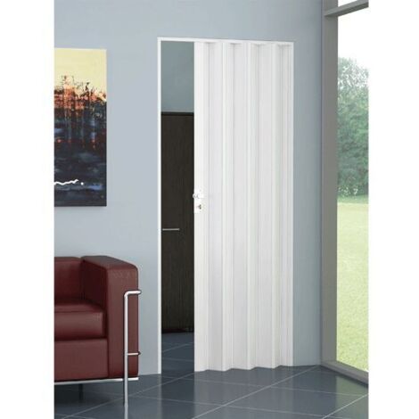 PORTA A SOFFIETTO 'TAMBORA' cm 82 x 210 - colore noce  --DF 1040796