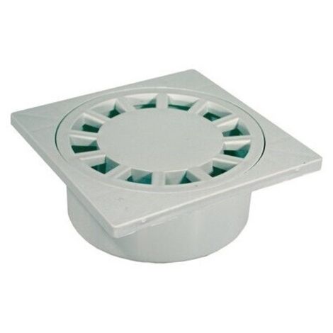 Chiusino sifonato polipropilene 100x100 coperchio quadrato chiuso scarico acqua