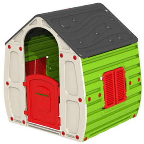 Casetta Per Bimbi Bambini Casa Gioco Da Giardino Terrazzo Resina Giocattolo