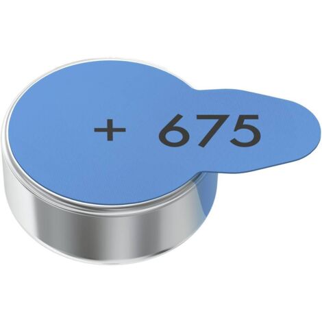 Varta Batteria a bottone ZA 675 1.4 V 6 pz. Zinco-aria Hearing Aid Batteries 675 Bli 6