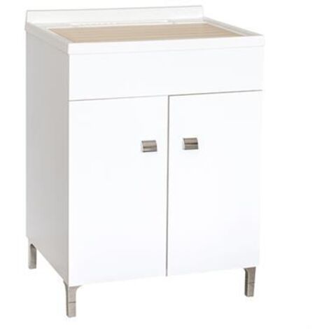 MOBILE LAVATOIO 'DANA' cm 60 x 50 x h.84 - laccato bianco SAVINIDUE