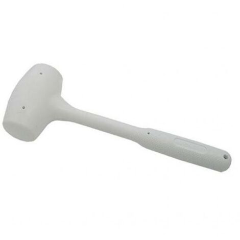 Stampast Srl Mazzuola In Gomma 1000Gr Corpo Ricoperto Totalmente In Gomma Bianca