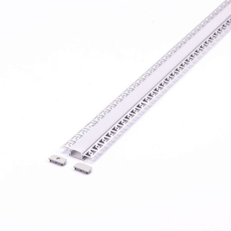 PROFILO CANALINA IN ALLUMINIO PER STRIP LED 3359 mm 61,5 x 14 -larg.max 20,7