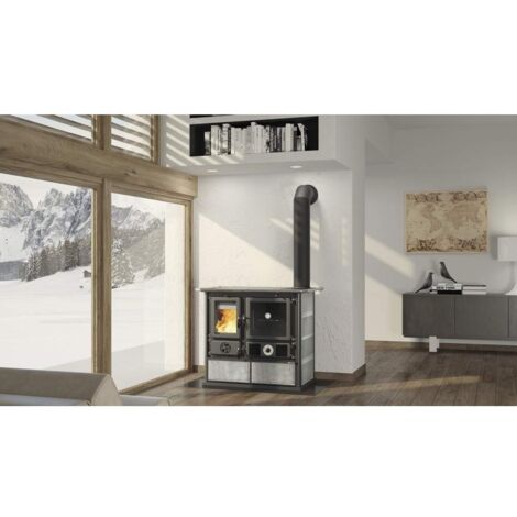 TERMOCUCINA A LEGNA 'TERMOROSA DSA 4.0' Colore petra naturale