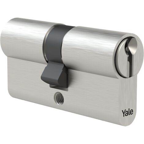 Yale Cilindro Serie 500 - Cilindro Doppio Frizionato 30/60 - Nichel satinato