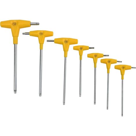 Set di 9 chiavi torx con impugnatura a T t10-t50 35d968 topex