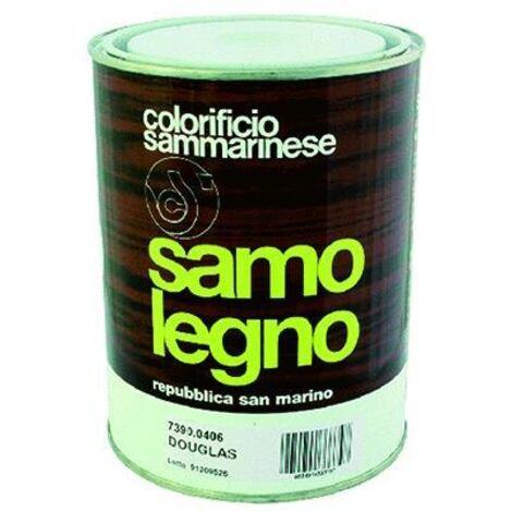 IMPREGNANTE 'SAMOLEGNO' Lt. 0,750 Noce intenso COLORIFICIO SAMMARINESE 6 PZ