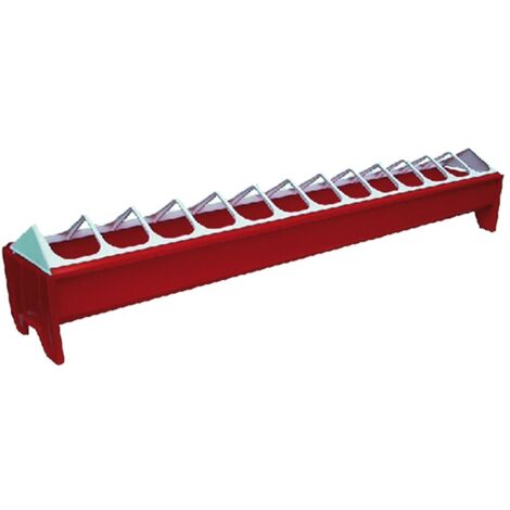 mangiatoia a barretta in pvc per gabbia pollo da cm 75 gabbie polli