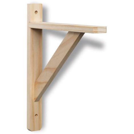 Reggimensola squadra Bolis legno naturale 17 cm