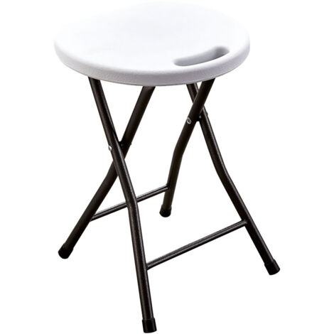 SGABELLO PIEGHEVOLE 'PARTY' cm 33 x  30 H 46 cm - col.bianco - DF 6130685