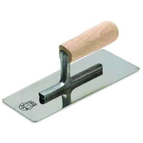 frattone liscio inox m.legno '825/i' pavan 28x12 cm - spessore 0,6 mm