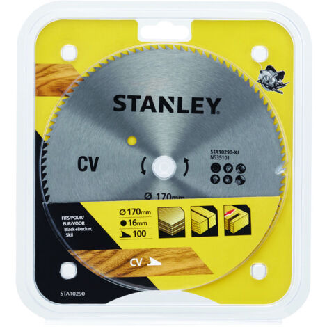 PIRANHA/STANLEY STA10290  (X10290) LAMA CIRCOLARE CROM. MM.170