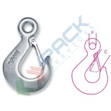 Ganci di sollevamento con sicura KG 500 8051S